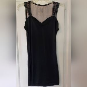 Sophie B Black Firm Control Shaper Slip Laser Edge Cut Lace Detail  Size…